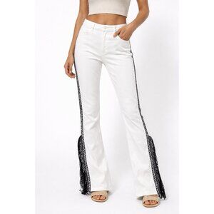 One Teaspoon White Runaways Jeans Womens 8 High Waist Skinny Stretch NEW